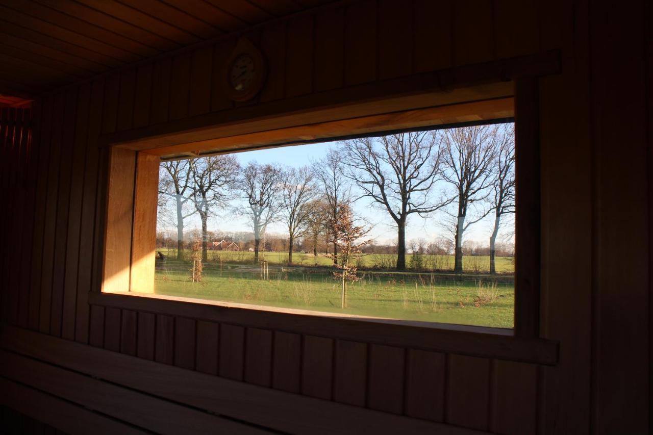 B&B Pipowagen "Het Wellnesst" Op Wellness Camping En B&B Stoltenborg Meddo 외부 사진