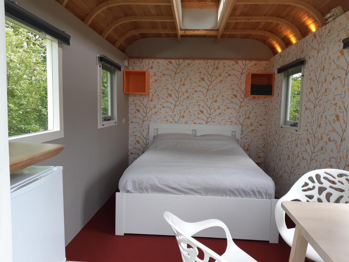 B&B Pipowagen "Het Wellnesst" Op Wellness Camping En B&B Stoltenborg Meddo 외부 사진