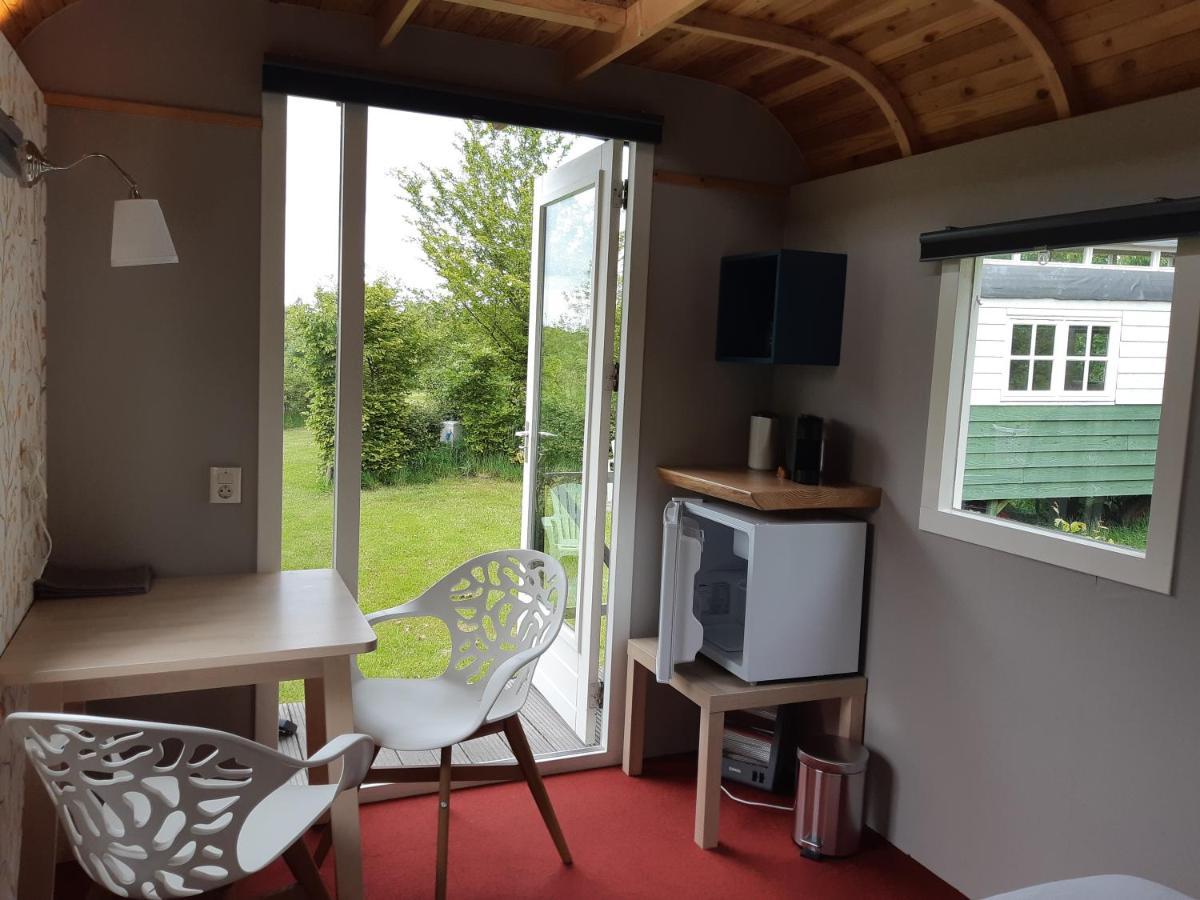 B&B Pipowagen "Het Wellnesst" Op Wellness Camping En B&B Stoltenborg Meddo 외부 사진