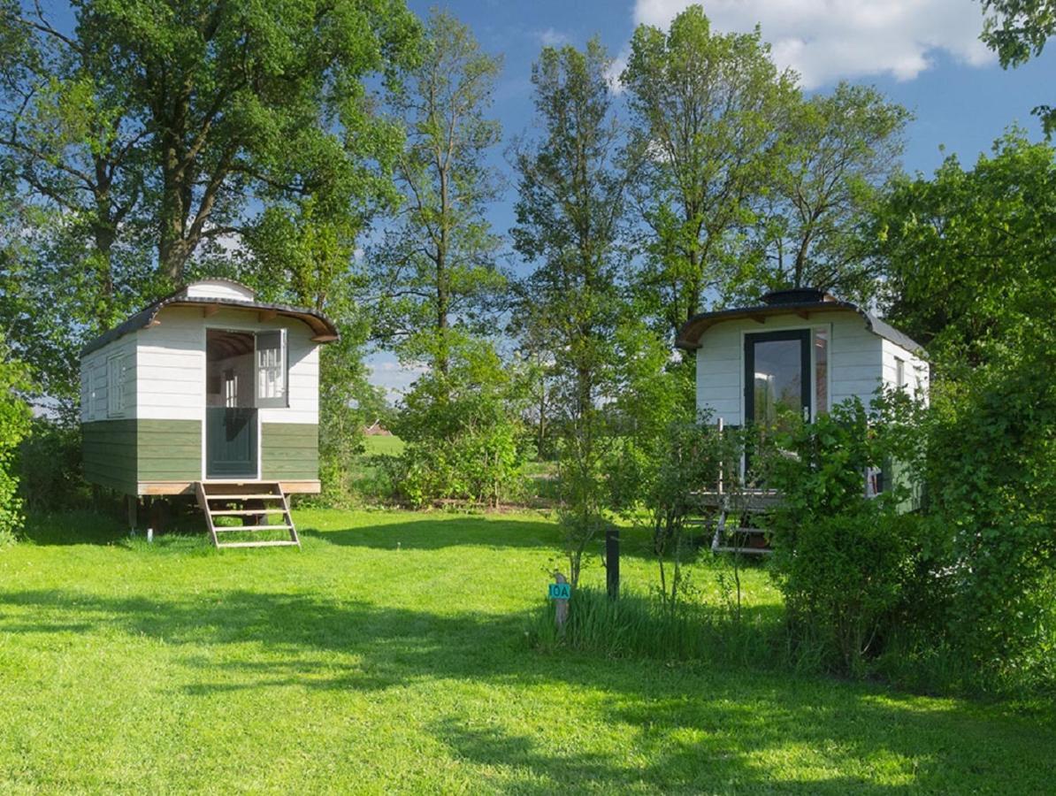 B&B Pipowagen "Het Wellnesst" Op Wellness Camping En B&B Stoltenborg Meddo 외부 사진