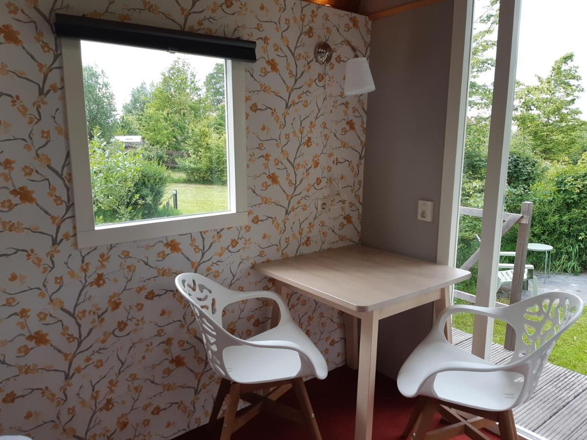 B&B Pipowagen "Het Wellnesst" Op Wellness Camping En B&B Stoltenborg Meddo 외부 사진